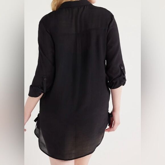 🛍️Time And Tru Women’s Cover Up Shirts with Long Sleeves Size : Small 💥 - Picture 2 of 6